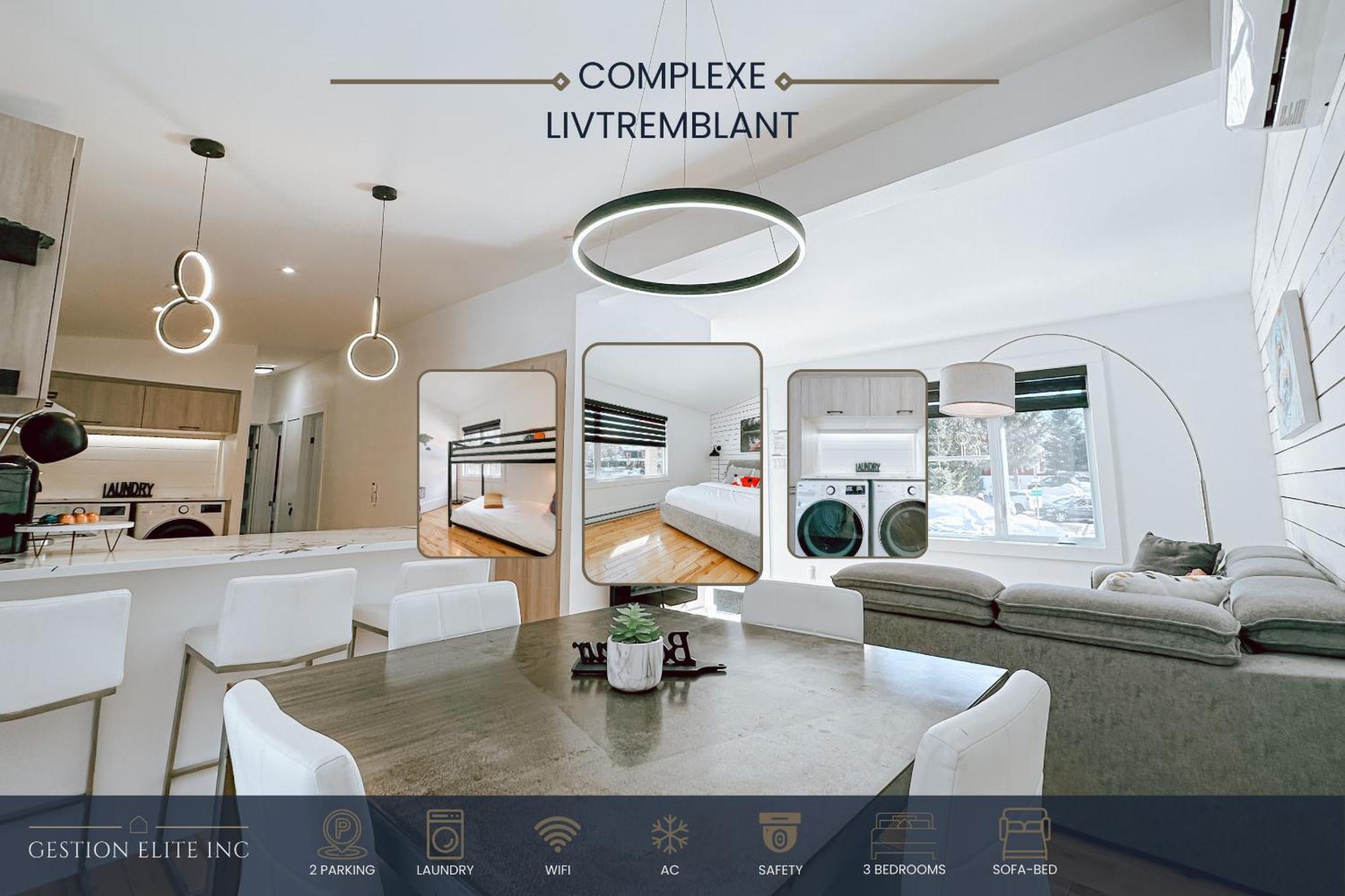 شقة Complexe Livtremblant By Gestion Elite - Liv1 مونت تريمبلانت المظهر الخارجي الصورة
